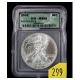 2022 $1 American Silver Eagle ICG slab certified