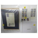 Lot, 2 Patton 1st day covers, a few US Space mint