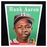 Hank Aaron 1958 Topps #30 card