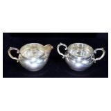 Pair of Reed & Barton Sterling Creamer & Sugar,