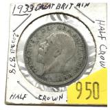 1933 British half crown