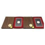 x2- Proof Eisenhower dollars: 1971-S, 1972-S -x2