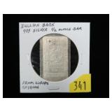 .999 Silver Bullion Bank 1/2 oz. bar