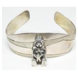 Douglas Etsitty Navajo sterling silver mother and