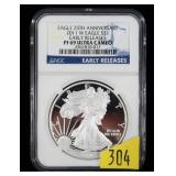 2011-W American Silver Eagle One Dollar NGC slab