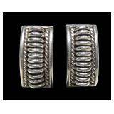 Sterling silver Navajo Thomas Charley segmented