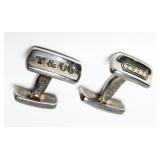 Tiffany & Co. sterling silver cufflinks,