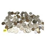 Lot, world coins, 110 pcs.