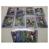 Lot, 19 Topps 2000 Football Cards, 1 set 1-8 plus