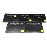 x5- Proof sets: 1976-1982 -x5 sets -Sold by the