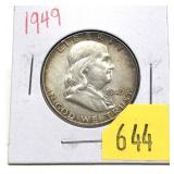 1949 Franklin half dollar