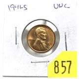 1941-S Lincoln cent, Unc.
