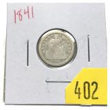 1841 Seated Liberty dime
