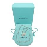 Tiffany & Co. sterling silver diamond envelope