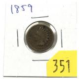 1859 Indian Head cent