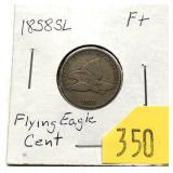 1858 Flying Eagle cent