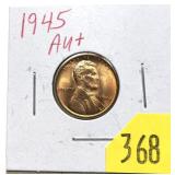 1945 Lincoln cent