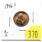 1946-S Lincoln cent