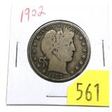 1902 Barber half dollar