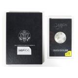 1884-CC GSA Morgan dollar govenment slab