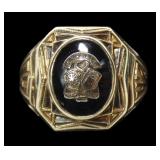 10K Yellow gold Carlisle 1942 class ring, size 4.5
