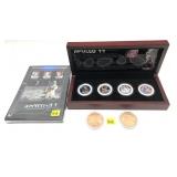 Commemorative space coins and DVD