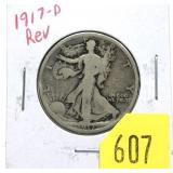 1917-D Walking Liberty half dollar