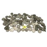 x118- War nickels, 35% silver, x118- nickels, Sold