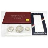 1976 3-piece Unc. set, 40% silver