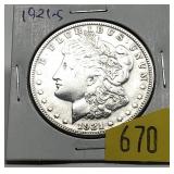1921-S Morgan dollar
