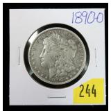 1890-O Morgan dollar