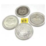 x4- .999 .65 oz. rounds -x4 rounds - Sold by the