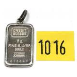 .999 5-gram Silver bar
