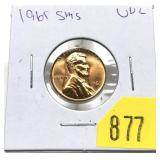 1965 S.M.S. Lincoln cent, Unc.