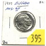 1937 Buffalo nickel