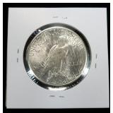1922-S Peace dollar, Unc.