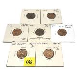 Lot of Lincoln cents, 7 pcs.