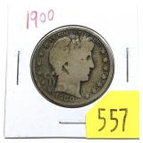 1900 Barber half dollar