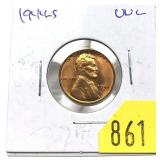 1944-S Lincoln cent, Unc.