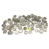 x97- Quarters, 90% silver - x97 quarters -Sold by