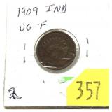 1909 Indian Head cent