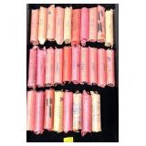 x28- Mixed date rolls of wheat cents -x28 rolls -
