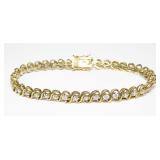 Sterling silver gold vermeil 8