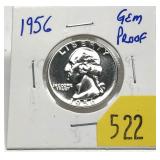 1956 Proof Washington quarter