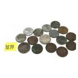 Lot, U.S. coins, 15 pcs.
