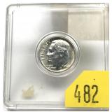 1962 Roosevelt dime
