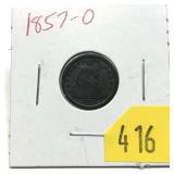 1857-O Seated Liberty dime