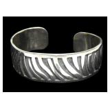 Mexican sterling silver cuff bracelet,