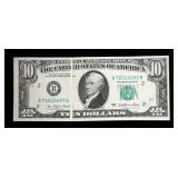 $10 Federal Reserve note series of 1977, gutter