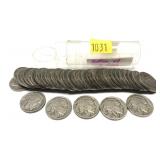 x40 Mixed date Buffalo nickels -x40 nickels -